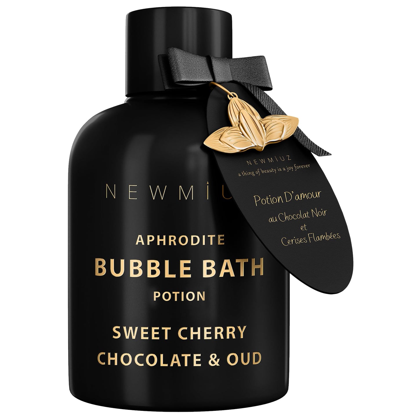 Premium Bubble Bath - Long Lasting Foaming Bubbles - Romantic Bath for Couples - Love Cherry Chocolate & Oud Moisturizing - Relaxing Stress Relief - Calming Self Care Spa Gift for Birthday Christmas